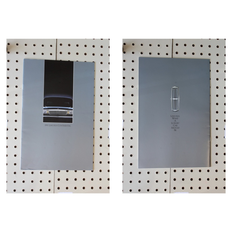 1991 Lincoln Continental Brochure  25 Pages