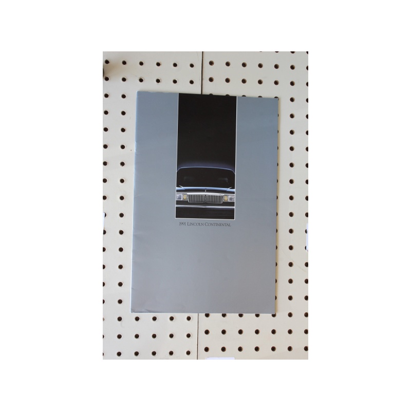 1991 Lincoln Continental Brochure  25 Pages