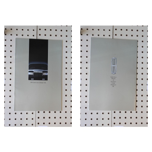 1991 Lincoln Mark VII Brochure  17 Pages