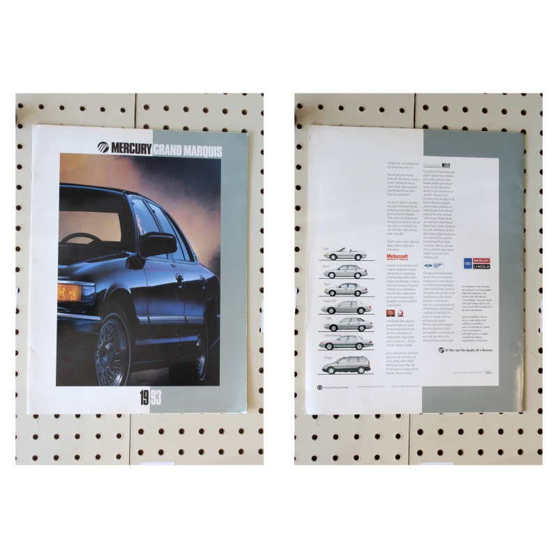 1993 Mercury Grand Marquis Brochure  6 Pages