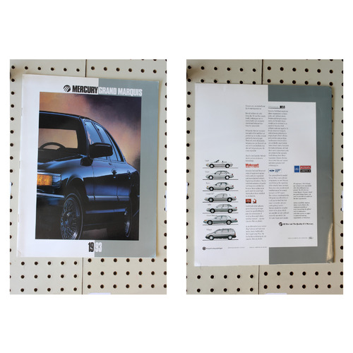 1993 Mercury Grand Marquis Brochure  6 Pages