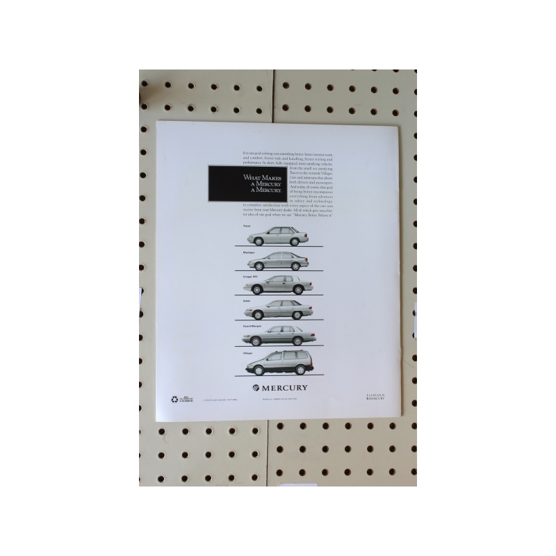 1995 Mercury Cougar Brochure XR-7 6 Pages