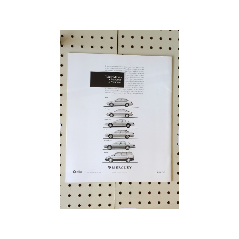 1995 Mercury Grand Marquis Brochure  12 Pages