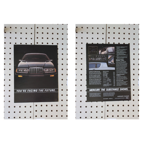 1983 Mercury Cougar Flyer(Trifold)