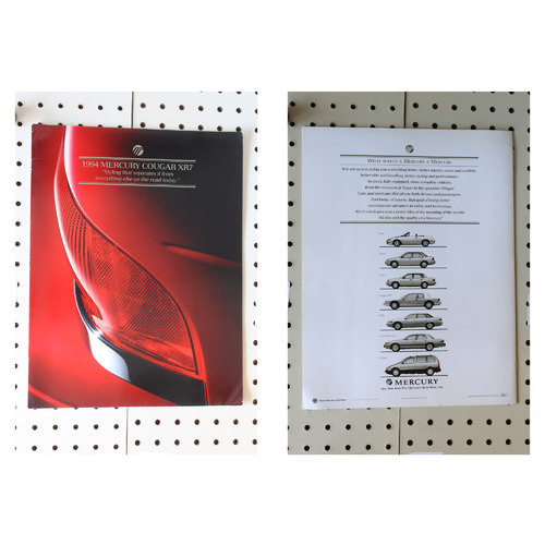 1994 Mercury Cougar Brochure  8 Pages
