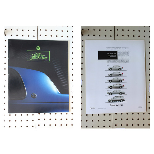 1995 Mercury Cougar Brochure XR-7 8 Pages
