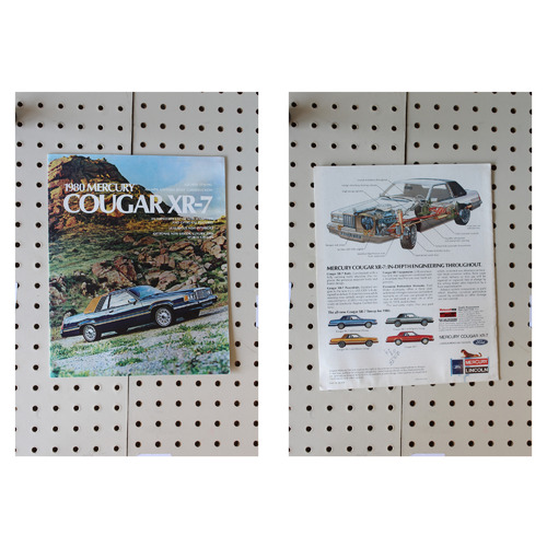 1980 Mercury Cougar Brochure XR-7