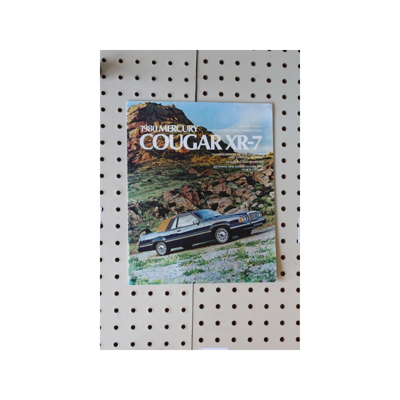 1980 Mercury Cougar Brochure XR-7