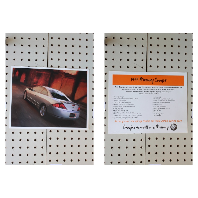 1999 Mercury Cougar Flyer(Single Page)