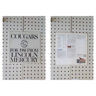 1981 Mercury Cougar Brochure  15 Pages