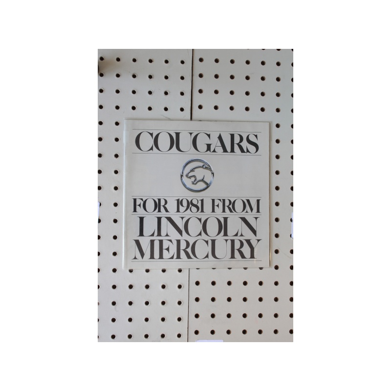 1981 Mercury Cougar Brochure  15 Pages