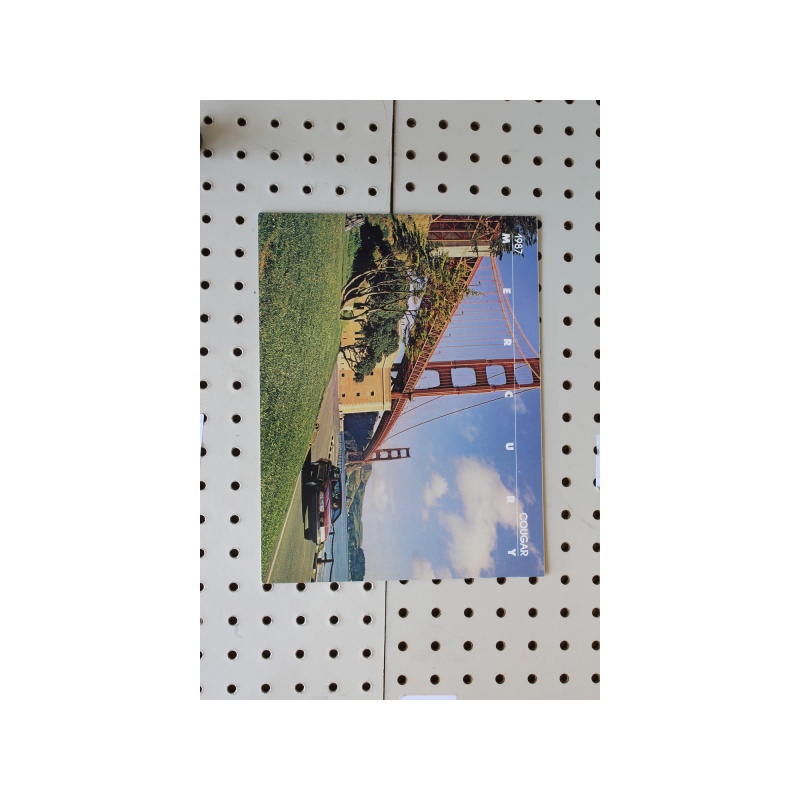 1987 Mercury Cougar Brochure  18 Pages