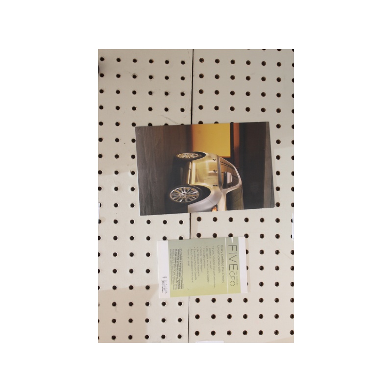 2012 Lincoln  Flyer(Bifold) Ext. Color Chart