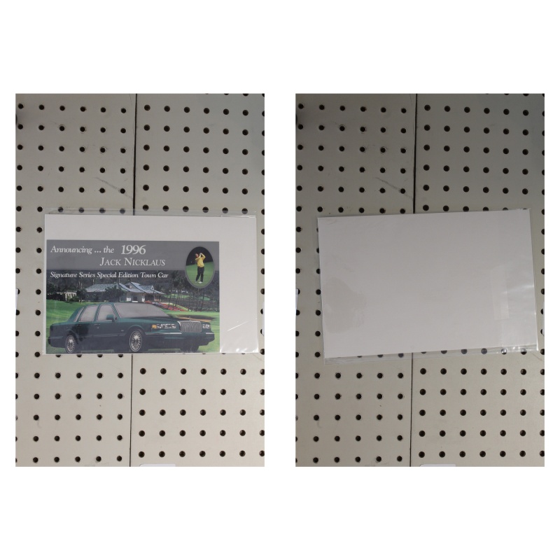 1996 Lincoln Town Car Flyer(Single Page) Jack Nicklaus Signiture Series