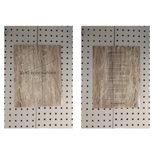 1996 Lincoln Town Car Brochure Its all in the numbers