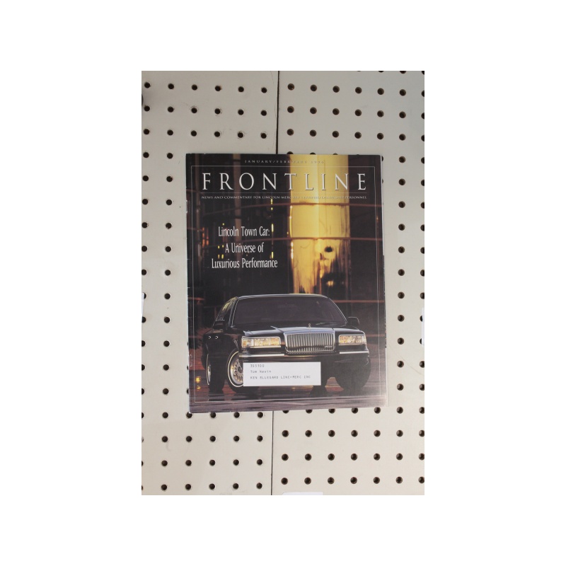1996 Lincoln  Magazine Frontline Vol. 6 No. 1 24 Pages January