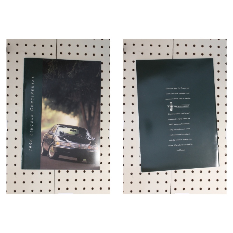 1996 Lincoln Continental Brochure