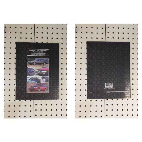 1994 Lincoln  Brochure Mercury Accessories 44 Pages