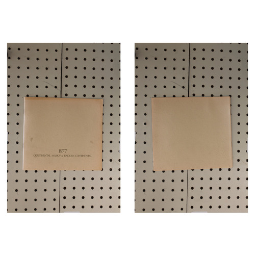 1977 Lincoln Mark V Brochure  Plus Continental