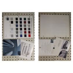 2002 Mercury Mountaineer Brochure Ext. Color Chart  ( 3 pcs. )