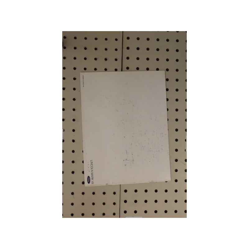 1988 Lincoln Mark VII Brochure