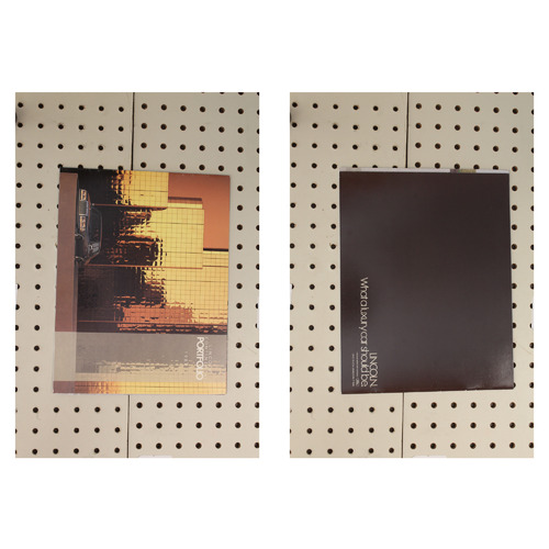 1987 Lincoln Continental Brochure