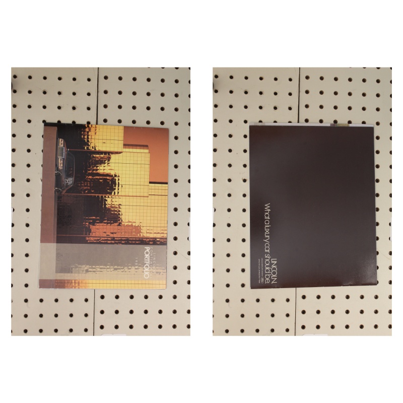 1987 Lincoln Continental Brochure