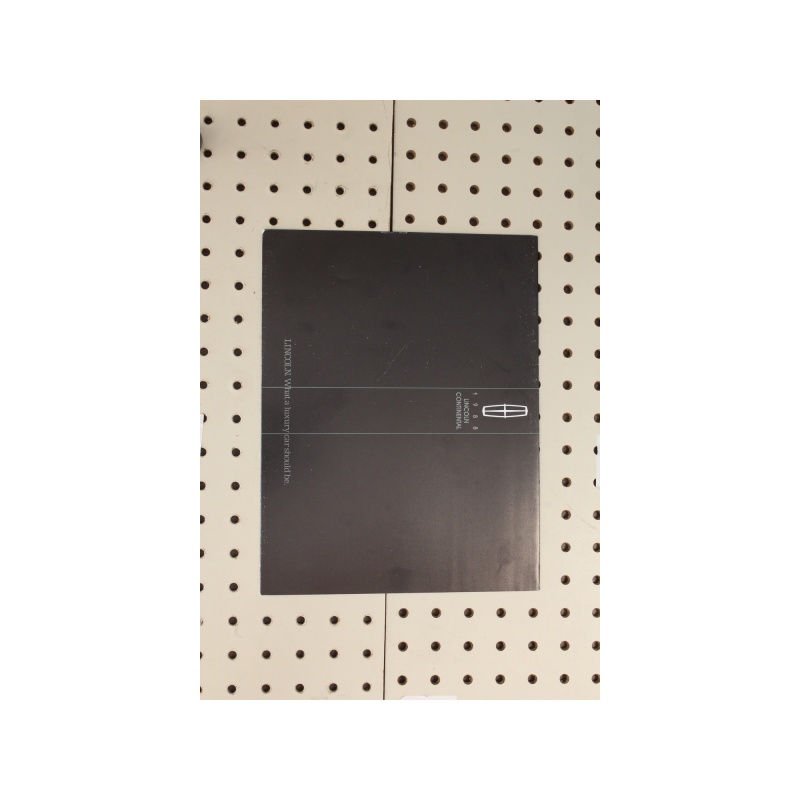 1988 Lincoln Continental Flyer(Trifold)