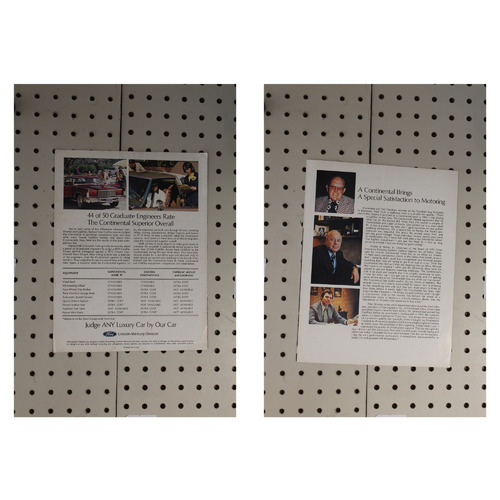 1975 Lincoln Mark IV Flyer(Bifold) Continental