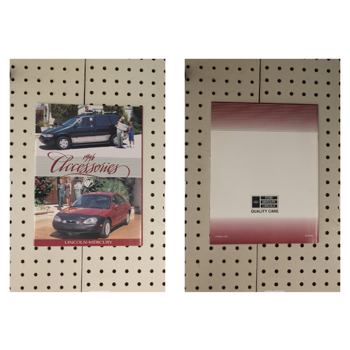 1996 Lincoln  Brochure Mercury Accessories 26 Pages