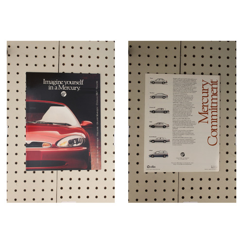 1996 Mercury  Brochure Product Line-Up