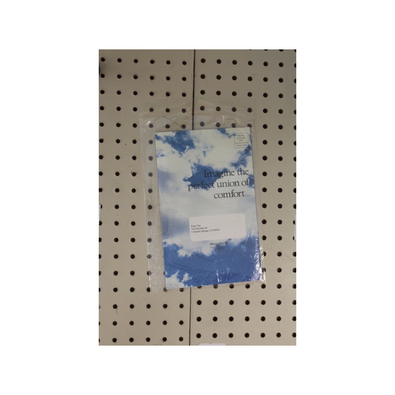 1997 Mercury Mountaineer Brochure Envelope with inserts