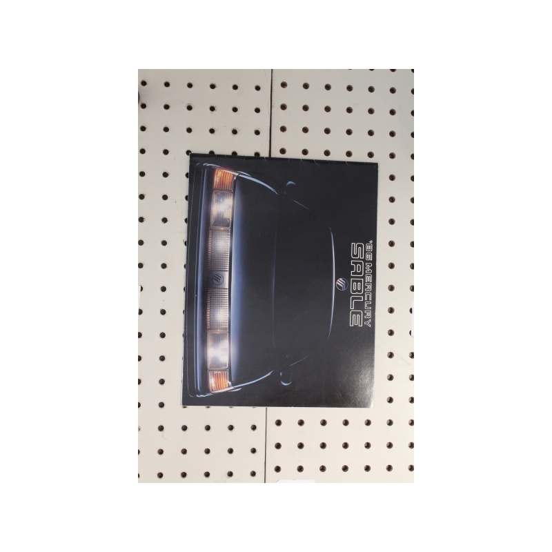 1986 Mercury Sable Brochure  11 Pages