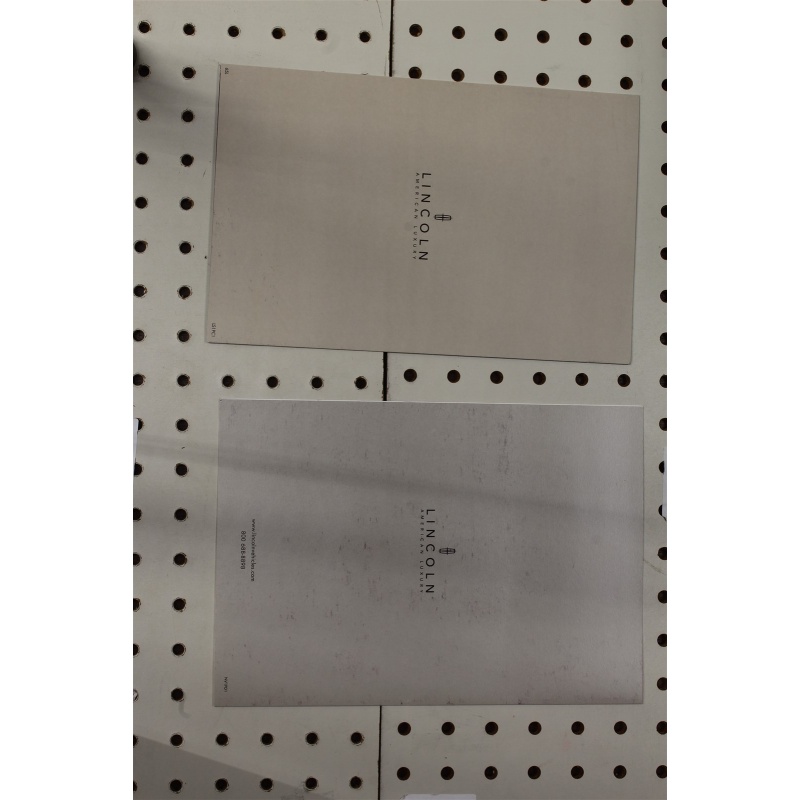 2001 Lincoln Navigator Flyer(Bifold)  & LS Premium 2 Pages