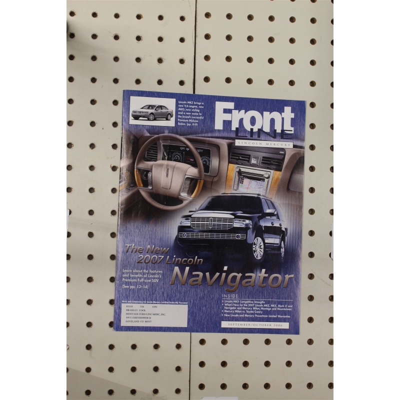 2007 Lincoln Navigator Magazine Frontline  23 Pages