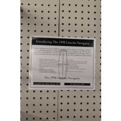 1998 Lincoln Navigator Card