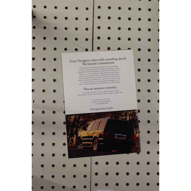 Lincoln Navigator Flyer(Trifold)