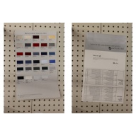 2001 Mercury  Flyer(Trifold) Int. Color Chart