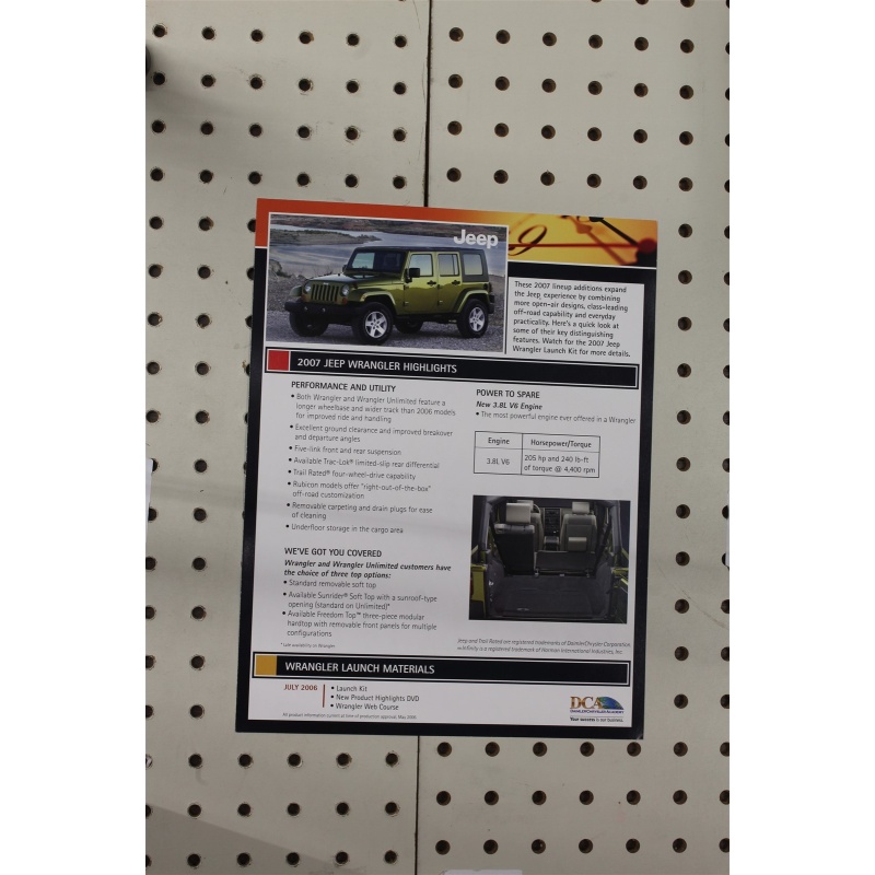 2007 Jeep Wrangler Flyer(Single Page)
