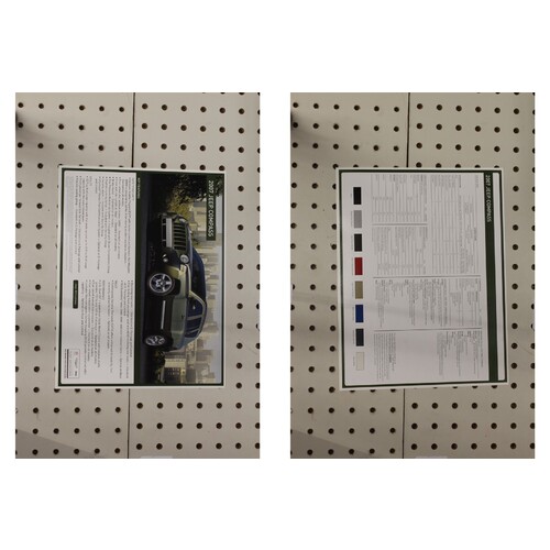 2007 Jeep Compass Flyer(Single Page) Color Chart