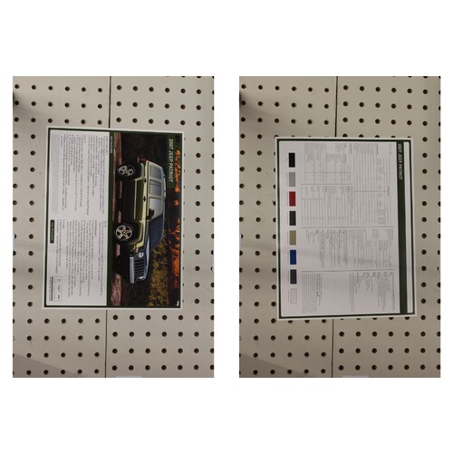 2007 Jeep Patriot Flyer(Single Page) Color Chart