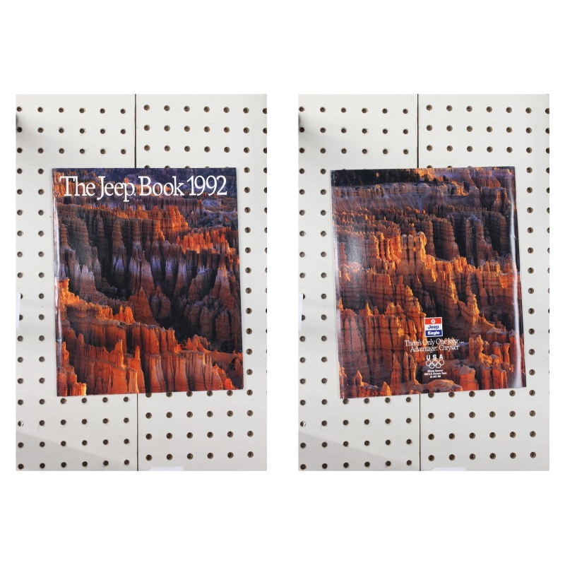 1992 Jeep  Booklet The jeep Book 52 Pages