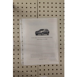 2001 Jeep Commander Flyer(Single Page) road test results