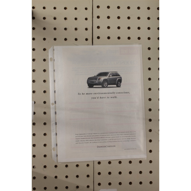 2001 Jeep Commander Flyer(Single Page) road test results