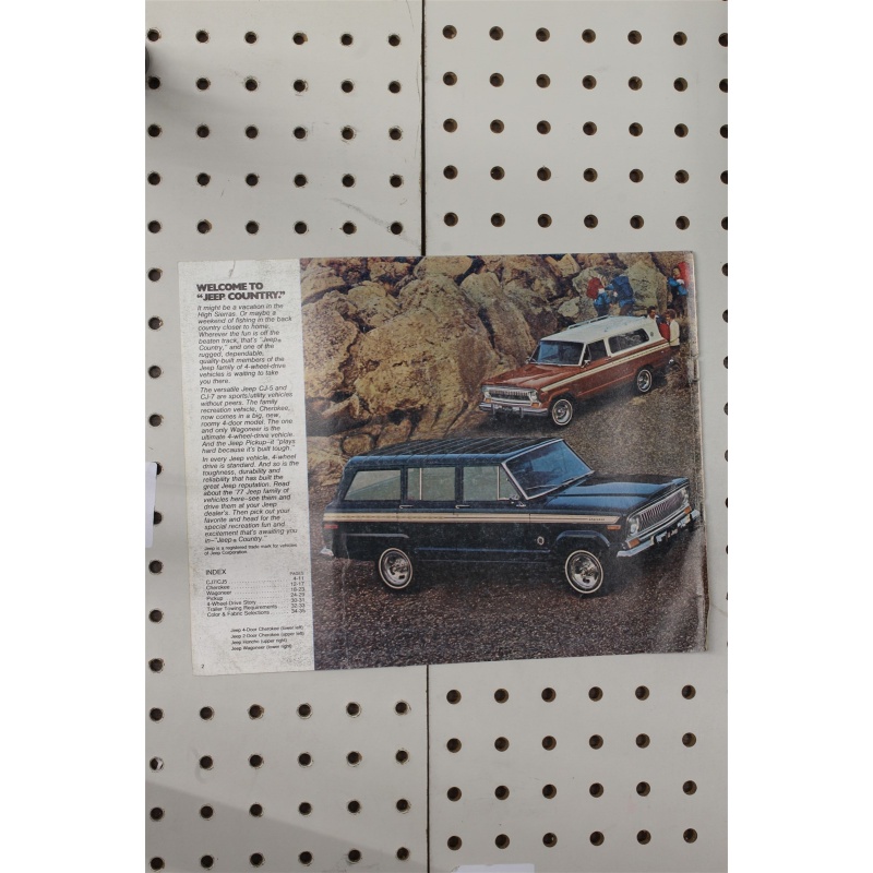 1977 Jeep Renegade Flyer(Single Page)