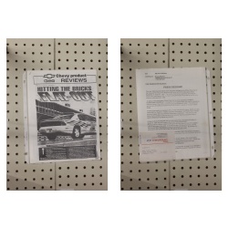 1994 Chevrolet  Flyer(Single Page) Product Reviews - Press Release