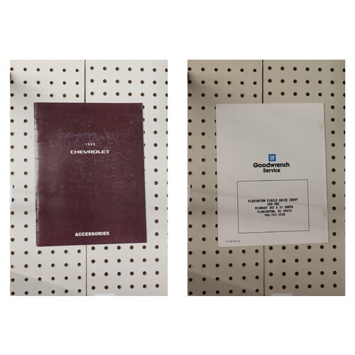 1995 Chevrolet  Brochure Accessories  24 Pages