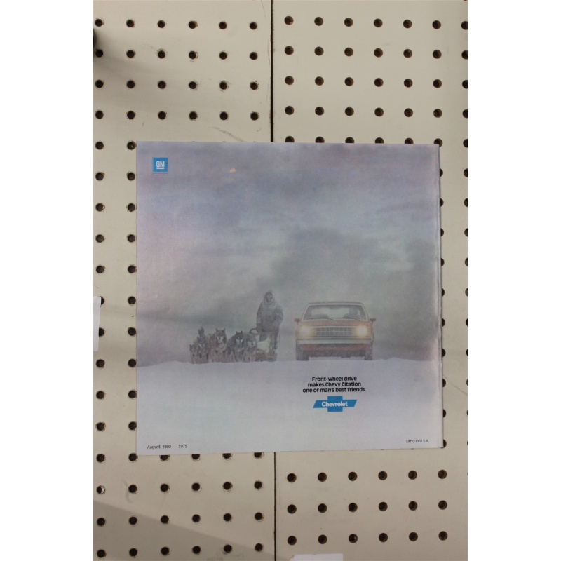 1981 Chevrolet Citation Brochure  15 Pages