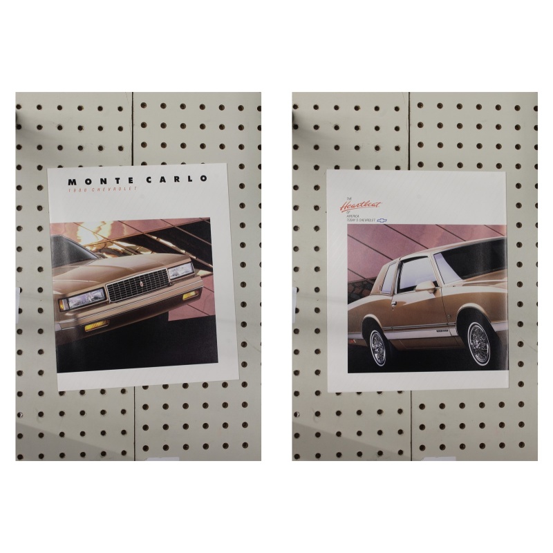 1988 Chevrolet Monte Carlo Brochure  5 Pages