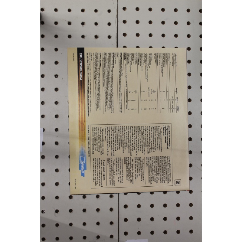 1983 Chevrolet  Brochure Specialty people Carriers 19 Pages